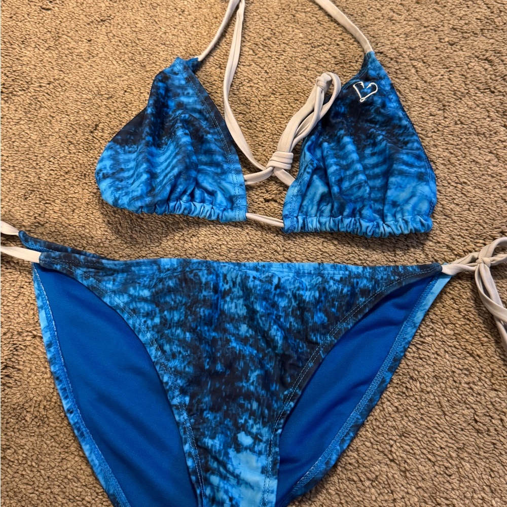 Pelagic Blue and Black Bikini